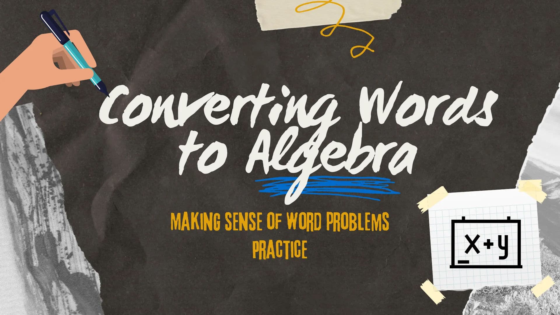 Converting Words to Algebra Practice