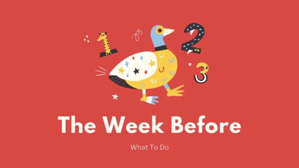 4. What to do a week before your GRE test