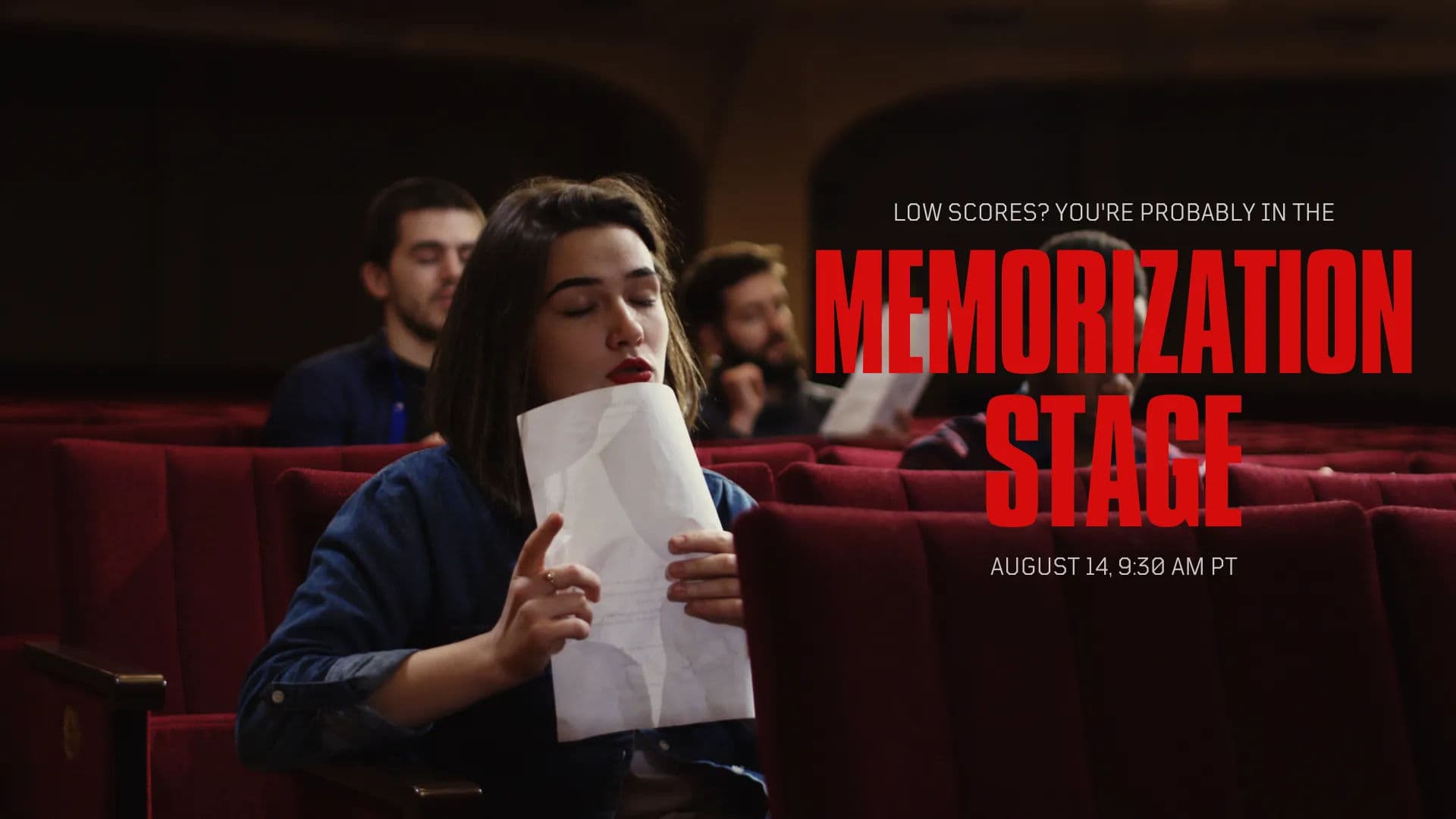 Low Scores? You're Probably in the Memorization Stage
