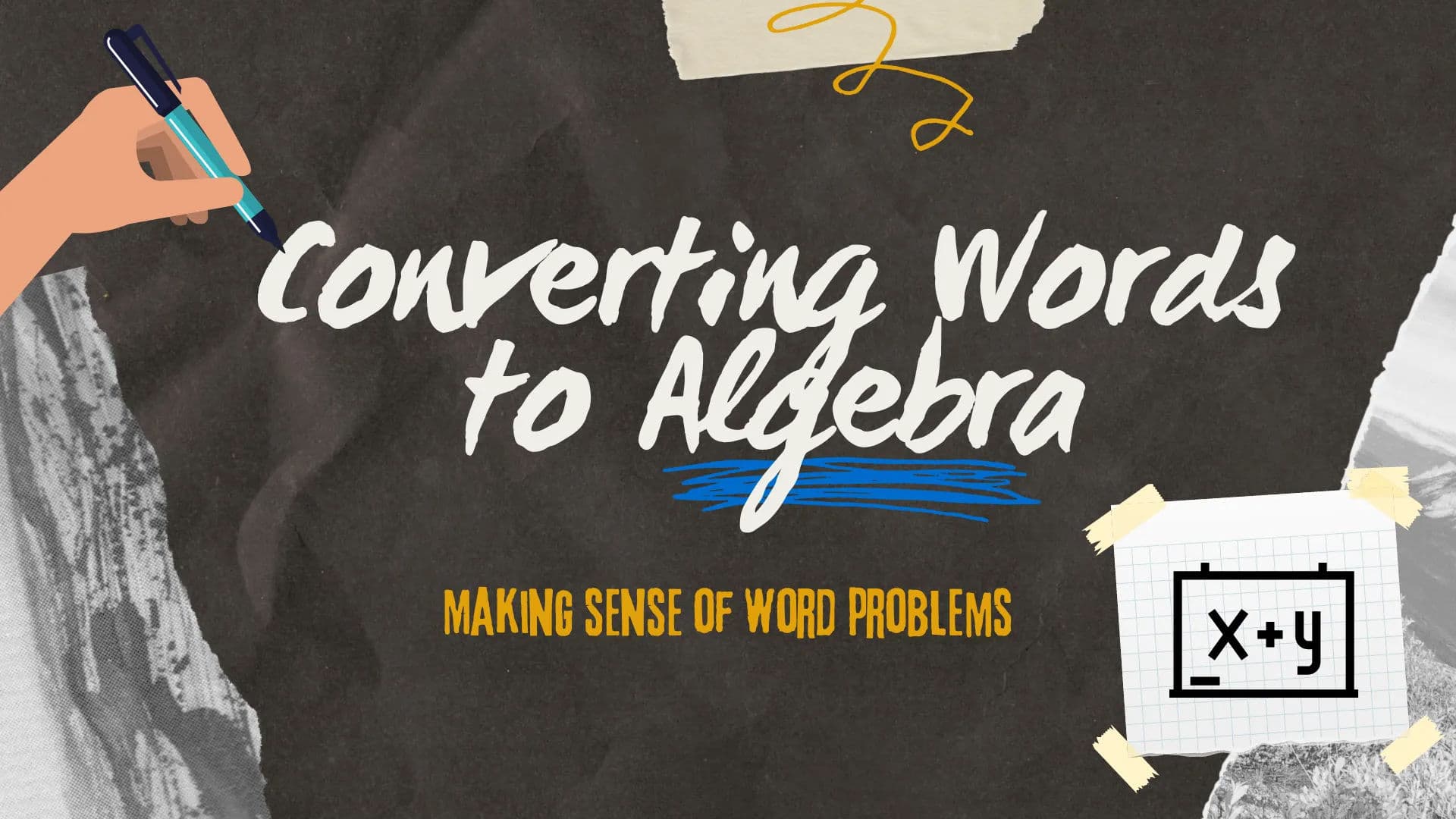 Converting Words to Algebra - How Do You Do This?