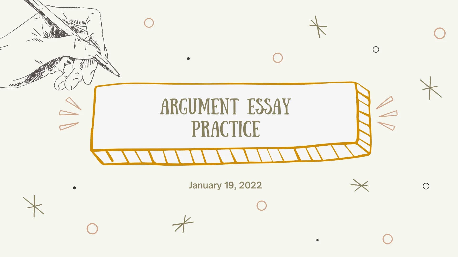 GRE Argument Essay Practice - January 19, 2022