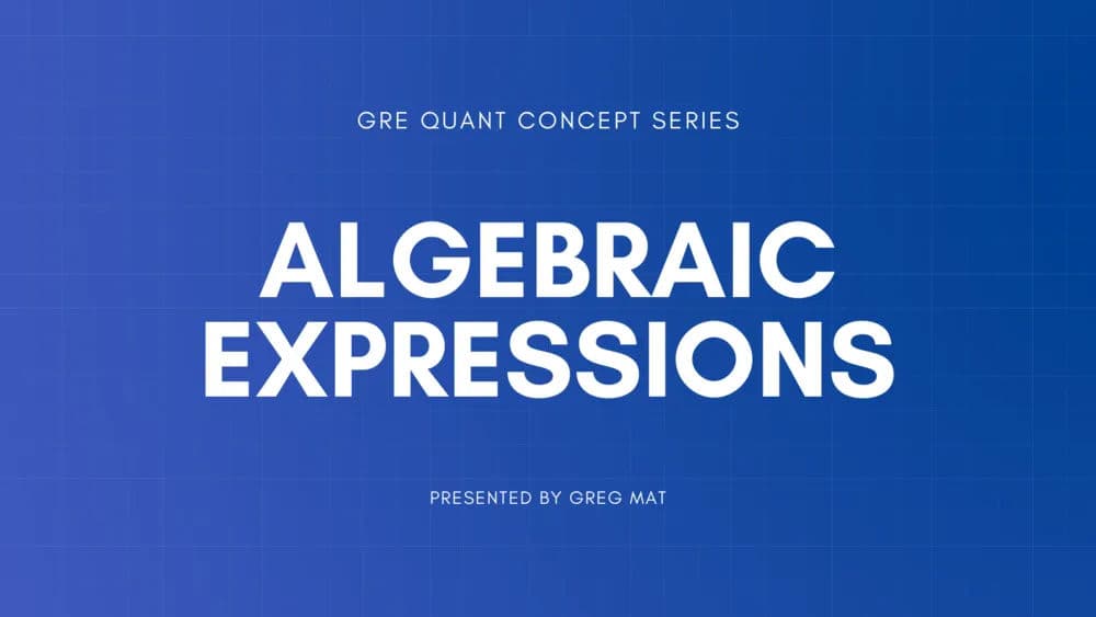 Algebraic Expressions I