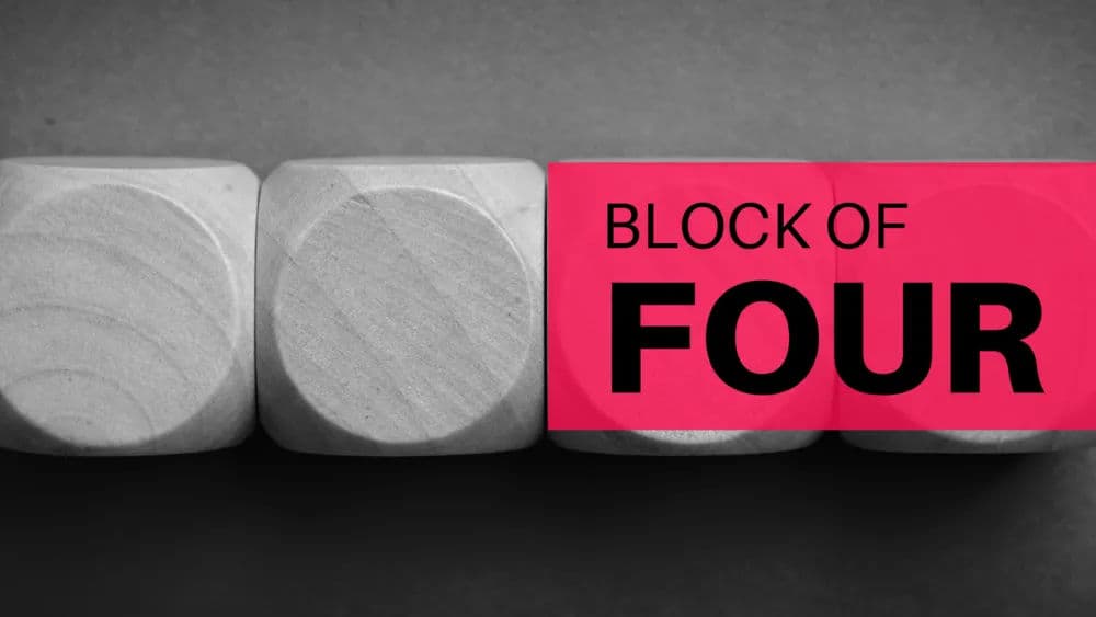 Verbal Misc - Block of Four