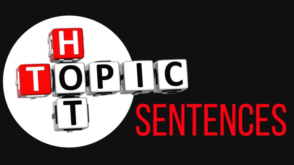 Writing Misc - Hot Topic Sentences