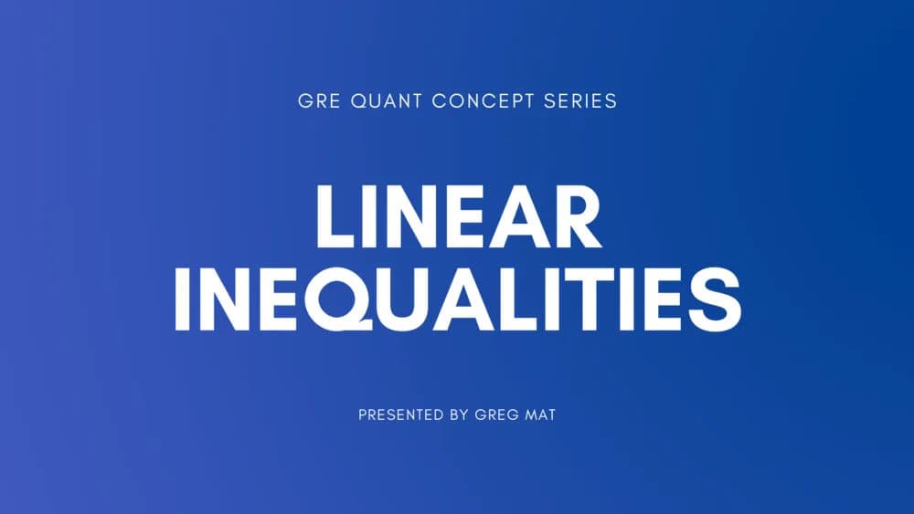 Linear Inequalities