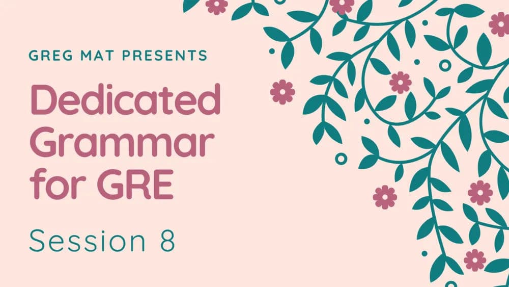 Dedicated Grammar Session 8