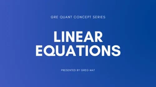 Linear Equations