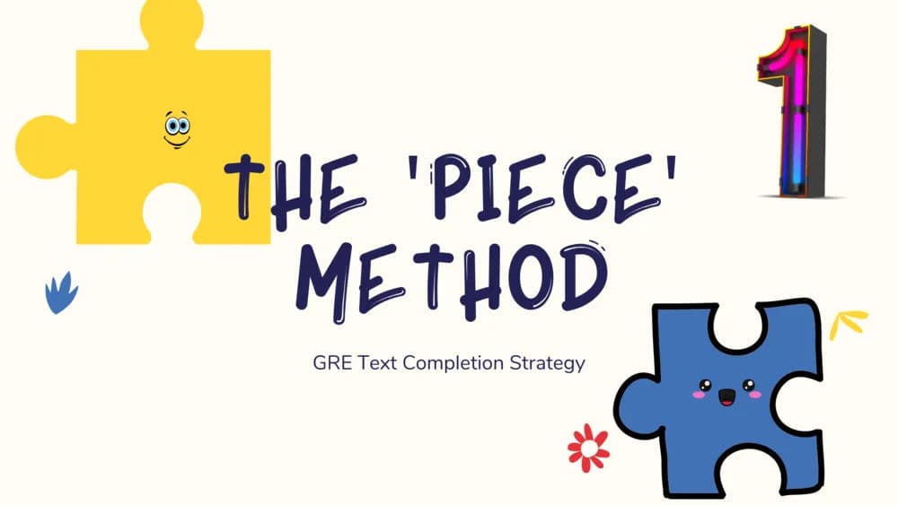 Verbal Misc - The Piece Method 1