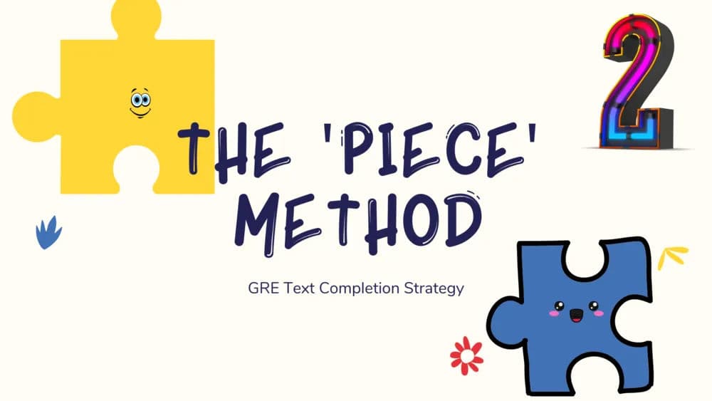 Verbal Misc - The Piece Method 2