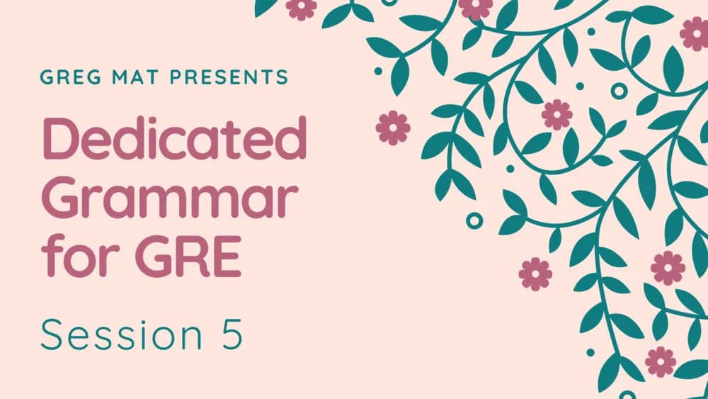 Dedicated Grammar Session 5