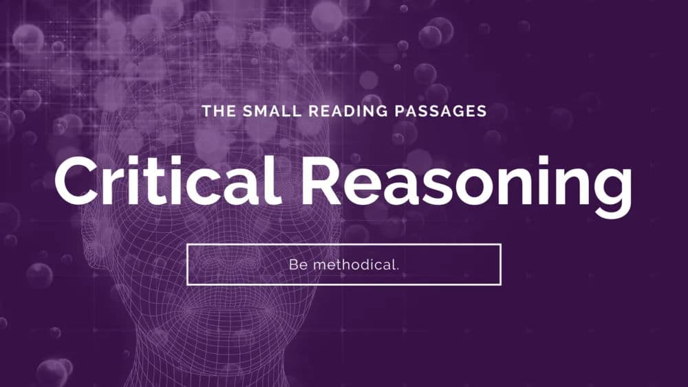 Verbal Misc - Critical Reasoning
