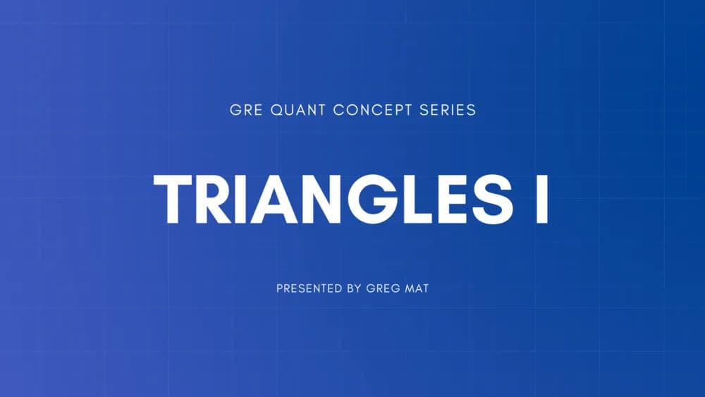 Triangles I